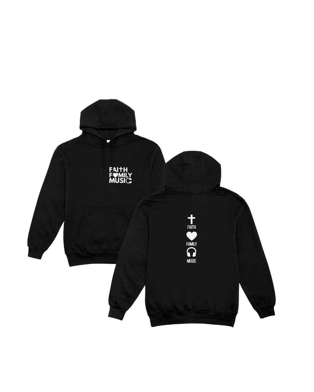 Faith Family Music Hoodie