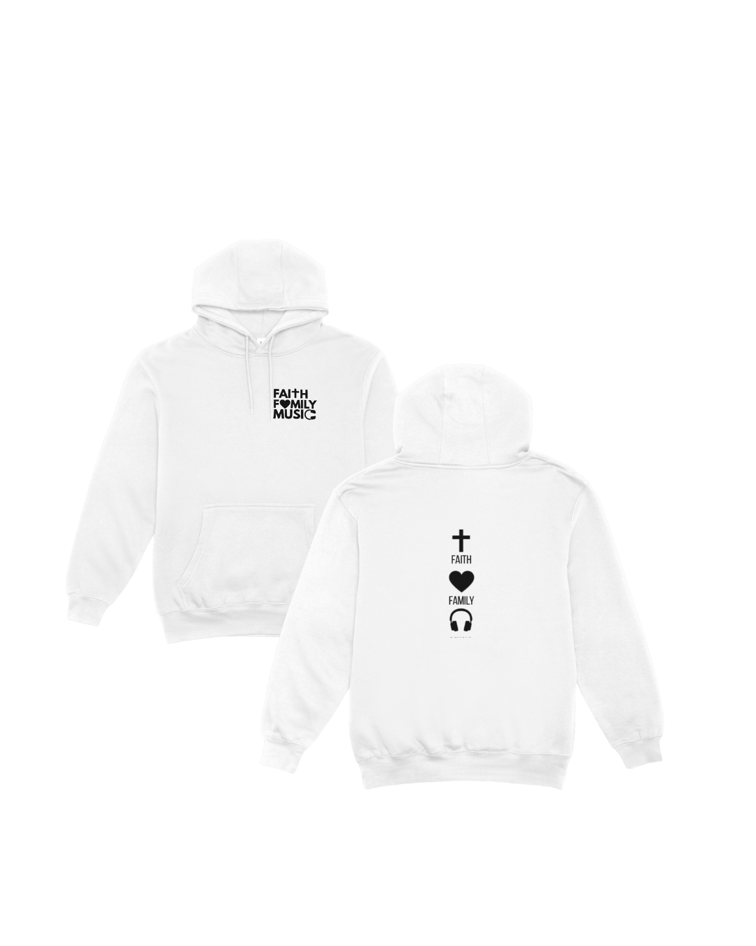 Faith Family Music Hoodie